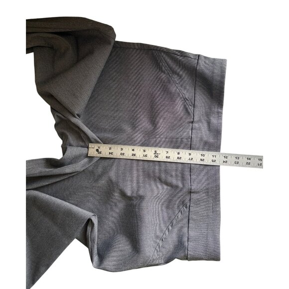 Alfred Dunner Gray Straight-Leg Elastic Waist Pants Size 12 Office Casual - Picture 5 of 6